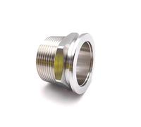 304 Stainless Steel KF to BSP Male Thread Hex Adapter for Vacuum Systems(KF25-BSP 1I2inch)