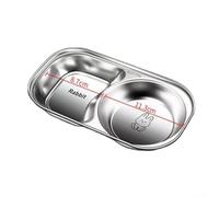 304 Stainless Steel Kids Divided Plate 22.2x12.6cm Deep Compartments | Animal shape options circular or square easy to clean rounded edges spill-resistant 3.4cm depth