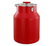 304 Stainless Steel Kitchen Airtight Canister with Locking Clamp,Metal Bucket Food Storage Containers,Heavy Duty Milk Can Wine Barrel Beverage Storage Container for Liquid Storage and Transport