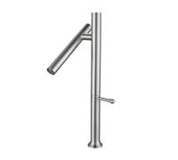 304 Stainless Steel Kitchen Faucet - Hot & Cold Water Dual-Use for Sink, Removable Head, Ceic Valve, Brushed h, G3/8 Connect, and Slish Tap for Home Cooking