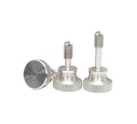 304 Stainless Steel Knurled Thumb Screw, Captive Half Thread Bolt | Step head hand tighten screw M3-M8, anti-loosening thumb fastener(M3x8mm-4pcs)