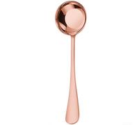 304 Stainless Steel Korean Style Mirror Polished Single Flat Spoon For Dining Cooking And Food Serving(Rose Gold)