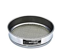 304 Stainless Steel Lab Analysis Sieve - 20cm Woven Wire Mesh Sampling Inspection Sieve with Chrome Frame(10mesh 2mm)