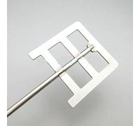 304 Stainless Steel Laboratory Dispersion Anchor Paddle - Durable Stirring Blade for Effective Mixing in Labs(50x8x300mm)