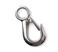 304 Stainless Steel Lifting Hook Heavy Duty Lifting Safety Hook WLL 500 KG (Pack of 1)