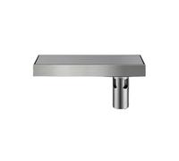 304 Stainless Steel Linear Shower Drain - Rectangular Floor Drain with Brushed Finish for Bathroom & Kitchen Corrosion Resistant Easy Install Modern Design