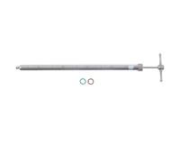 304 Stainless Steel Liquid Sampler with Clear Scale, Soil Sample Probe for Food Testing, Easy Clean Sampling Tool with Rotating Handle for Accurate Quantitative