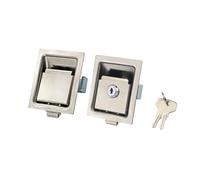 304 Stainless Steel Lock Industrial Switch Cabinet Cabinet Distribution Box Rv Flat Lock 1Pcs(No Lock)