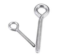 304 Stainless Steel Long Handle Closed Welding Eyebolt, Ship And Yacht Special Disc Threaded Rod Ring Bolt M4-M24 With Optional Positive And Negative Teeth(Reverse thread,M18(4PC))