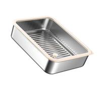 304 Stainless Steel Lunch Container Microwave Safe Dishwasher Friendly Spacious Interior Bentos Box for Daily Use Stainless Steel Bentos Box