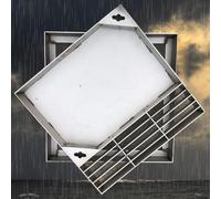 304 Stainless Steel Manhole Cover for Sewage Pumps, Invisible Drainage Cover, Metal Access Lid for Septic Tanks & Utility Lines (70x70x5cm/28x28x2in)