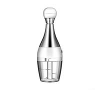 304 Stainless Steel Manual Food Processor, Hand Crank Meat and Garlic Chopper for Home Kitchen, Vegetable Onion Mincer Tool