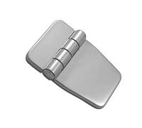 304 Stainless Steel Marine Boat RV Cabin Door Strap Hinge with Cover,Cabinet Hardware Flush Mount Folding Hinges Cleats Chocks