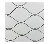 304 Stainless Steel Mesh,Garden Farm Decorative Fence,Aviary Wire mesh,Good Flexibility,antioxidant,Playground Safety Net Fence Net,Diamond Mesh,Impact Resistance(H0.8xL2m/H2.62xL6.56ft)