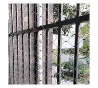 304 Stainless Steel Mesh,Garden Farm Decorative Fence,Durable Outdoor Balcony Banister Stairs Guard Protective Netting,Sturdy Mesh Rail Guard,Easy to Install and Use(H1.8xL30m/H5.90xL98.42ft)