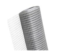 304 Stainless Steel Mesh Hardware Cloth - 1/4" Chicken Wire FencingGarden Fence Railing Safety Net Welded Wire Roll (0.7x14m / 2.3x45.9ft) for Secure Outdoor Areas