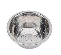 304 Stainless Steel Microporous Colander Large Capacity Grater Strainer Kitchen Strainer for Washing Vegetables,Fruit and Rice(18cm)