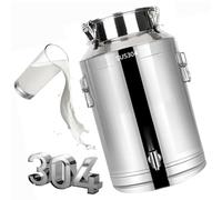 304 Stainless Steel Milk Transport Barrel 76L Water Container with Spigot Durable Milk Can for Wine Tea Dairy and Beverage Storage Versatile Bucket for Home & Commercial Use