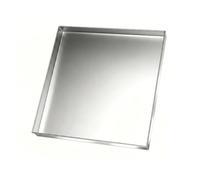 304 Stainless Steel Multi-Purpose Tray, Square Metal Drip Pan for Appliance, Plant Saucer, Oil Catch Pan(90cm/35")