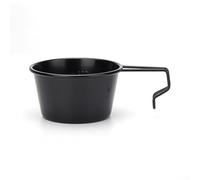 304 Stainless Steel NonStick Sierra Cup, Multi scales, Ergonomic Handle, Compact & Lightweight (200 Black)