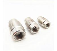 304 Stainless Steel One Way Valve 1/8" 1/4" 3/8" 1/2" 3/4" 1" 6.4Mpa Male Thread Check(OneSize)
