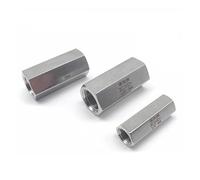 304 Stainless Steel One Way Valve 1/8" 1/4" 3/8" 1/2" 3/4" 1" Hexagonal Female Thread Check Valve AUOQKQUT(05,316)