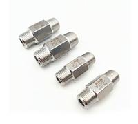 304 Stainless Steel One Way Valve 1/8" 1/4" 3/8" 1/2" 3/4" 1" Hexagonal Male Thread Check(45359)