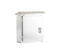 304 Stainless Steel Outdoor Electrical Enclosure Box, Weatherproof, Triple-Hinge Design, 300 × 250 × 160 mm