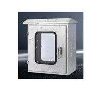 304 Stainless Steel Outdoor Electrical Enclosure, Waterproof Junction Box with Inner Door & Ventilation, 50x40x20cm/19.7x15.7x7.9in
