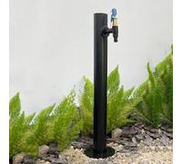 304 Stainless Steel Outdoor Faucet Vertical Garden Water Column - Freestanding Hose Stand Floor Mounted Water Tap Fountain Feature for Backyard or Patio Beauty Comes