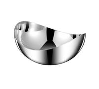 304 Stainless Steel Oval Serving Bowl Wave Serving Bowl,Fruit Bowl Vegetable Bowls Snacks Serving Tray Elegance Home Decor Table Centerpieces for Fruits, Salads ,Veggies,Candy,Nut,Silver (8", Oval)