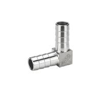 304 Stainless Steel Pagoda Elbow Right Angle Double-Ended Pagoda Elbow 90 Degree Double-Ended Trachea Leather Hose L-Shaped Joint(Outside Diameter 50mm)