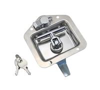 304 Stainless Steel Panel Lock T-Shaped Tongue Box Lock Industrial Cabinet Lock 1Pcs(MS858-4)