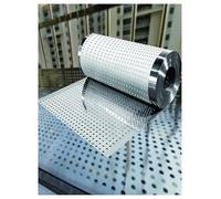 304 Stainless Steel Perforated Metal Sheets, Leak-proof Balcony Protection & Anti-Theft Window Pads, Durable 30x400cm Perforated Plates for Home & Garden Use