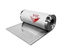 304 Stainless Steel Perforated Sheet Anti-Fall Security Fence Panel Easy Installation for Balconies Durable Perforated Metal Plate for Safety and Aesthetics