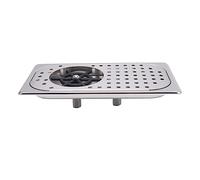 304 Stainless Steel Pitcher, Cup Rink, Washing Machine, Glass, High Pressure Washing with Drain Tray, Bar for Bar, Coffee (Stainless Steel Color A)