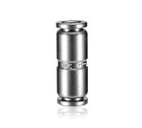 304 Stainless Steel Pneumatic Hose Fitting 14/16mm Quality Metal Quick Release High Pressure Temperture Fitting Pipe Connector 1Pcs(PU,6MM)