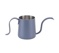 304 Stainless Steel Pour Over Coffee Kettle, Long Spout Coffee Kettle for Home Brewing, Thin Curved Handle Small 250ml Kettle with Ergonomic Design for Precise Pouring (Blue)