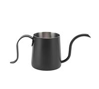 304 Stainless Steel Pour Over Coffee Kettle, Long Spout Coffee Kettle for Precise Pouring, 250ml Small Coffee Kettle with Ergonomic Handle for Home Brewing (Black)