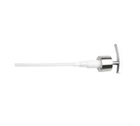 304 Stainless Steel Pump Head for Soap Dispenser - Anti-Corrosion Shampoo Conditioner Lotion Pump Replacement 25mm Thread 14cm Dip Tube Black Chrome(Nickel)
