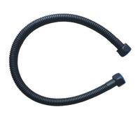 304 Stainless Steel PVD Electroplated Matt Black Pipe Toilet Water Inlet Pipe 50cm/30cm G1/2"X1/2" Black Toilet Water Inlet Hose
