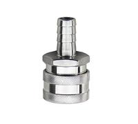 304 Stainless Steel Quick Disconnect Set Home Brew Fitting Connector Homebrewing (QD Female1/2 Barb)