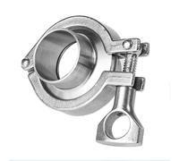 304 Stainless Steel Quick Fitting Joint Set, 16mm-42mm Sanitary Grade Clamp, 50.5mm Sanitary Quick Fitting Connector, 1pcs(28-50.5)