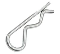 304 Stainless Steel R Type Spring Cotter Pin Wave Shape Split Clip Clamp Hair Tractor Pin Diameter = 1 To 5mm(M1.5x35mm (50PCS))