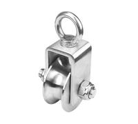 304 Stainless Steel Rail Wheel U68mm Lifting Pulley Wire Rope Hoisting Pulley(U73mm)