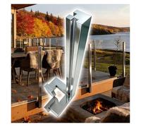 304 Stainless Steel Railing Post with Spigot Slots, 80cm Baluster Bracket for Indoor/Outdoor Stairs, Decks, Porches, and Balconies - Durable Grey Finish