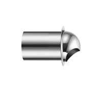 304 Stainless Steel Range Hood Extended Range Hood Exterior Wall Outlet Wind Shield Through The Wall Outdoor Exhaust Exhaust Rainproof Mesh Cover(160mm/500mm)