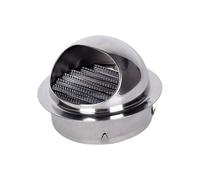304 Stainless Steel Range Hood Exterior Wall Air Outlet Range Hood Exhaust Pipe Wind Shield Bathroom Exhaust Ventilation Hood Rain Cap(400mm(16inch))