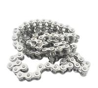 304 Stainless Steel Roller Chain - Short Pitch Industrial Transmission Chain 1/4" 25H 3/8" RS40 1/2" 08B & Corrosion-Resistant Perfect for Heavy-Duty Applications