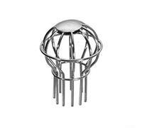 304 Stainless Steel Roof Drain Cover for Gutter Pipes, Anti-Block Mesh Guard Compatible with 50mm 75mm 110mm 160mm Drains, for Easy Fit No T(50MM)